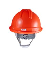 SAFETY HELMET SAFE STEP WITH RACHET SUSPENSION EN-397-2012 CERTIFIED ORANGE CHINA