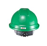 SAFETY HELMET SAFE STEP WITH RACHET SUSPENSION EN-397-2012 CERTIFIED gREEN 3 CHINA