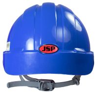 HELMET VENTED JSP EVO2 COMFORT PLUS WITH RATCHET AND 3D ADJUSTMENT HARNESS SYSTEM EN-397 CERTIFIED BLUE UK (1)