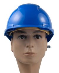HELMET VENTED JSP EVO2 COMFORT PLUS WITH RATCHET AND 3D ADJUSTMENT HARNESS SYSTEM EN-397 CERTIFIED BLUE UK 2