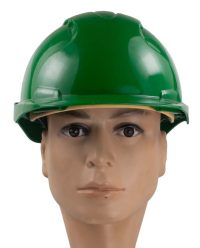 HELMET VENTED JSP EVO2 COMFORT PLUS WITH RATCHET AND 3D ADJUSTMENT HARNESS SYSTEM EN-397 CERTIFIED GREEN UK 2