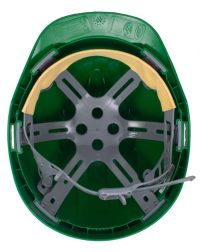 HELMET VENTED JSP EVO2 COMFORT PLUS WITH RATCHET AND 3D ADJUSTMENT HARNESS SYSTEM EN-397 CERTIFIED GREEN UK 3