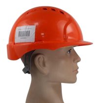 HELMET VENTED JSP EVO2 COMFORT PLUS WITH RATCHET AND 3D ADJUSTMENT HARNESS SYSTEM EN-397 CERTIFIED ORANGE UK 6