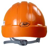 HELMET VENTED JSP EVO2 COMFORT PLUS WITH RATCHET AND 3D ADJUSTMENT HARNESS SYSTEM EN-397 CERTIFIED Orange UK