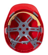 HELMET VENTED JSP EVO2 COMFORT PLUS WITH RATCHET AND 3D ADJUSTMENT HARNESS SYSTEM EN-397 CERTIFIED RED UK 2