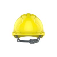 HELMET VENTED JSP EVO2 COMFORT PLUS WITH RATCHET AND 3D ADJUSTMENT HARNESS SYSTEM EN-397 CERTIFIED YEL