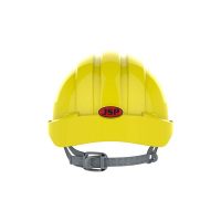 HELMET VENTED JSP EVO2 COMFORT PLUS WITH RATCHET AND 3D ADJUSTMENT HARNESS SYSTEM EN-397 CERTIFIED YEL (3)