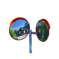 CONVEX REFLECTIVE OUTDOOR MIRROR PLASTIC HOUSING STEEL MOUNTING 100MM CHINA S