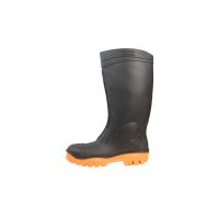 GUMBOOT STEEL TOE HEAVY DUTY BLACK ORANGE TZ 40 2
