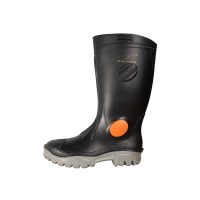 SHOSHOLOZA STEEL TOE CAP HEAVY DUTY GUMBOOTS (ORANGE ANKLEPAD) (41) SOUTH AFRICA