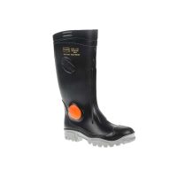 SHOSHOLOZA STEEL TOE CAP HEAVY DUTY GUMBOOTS (ORANGE ANKLEPAD) (41) SOUTH AFRICA 3