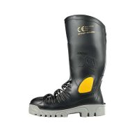 SHOSHOLOZA STEEL TOE CAP & MIDSOLE GUMBOOTS (GREEN ANKLEPAD) (41) SOUTH AFRICA