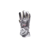 ALUMINUM HEAT RESISTANT GLOVES WITH COTTON LINING, 400 DEGREES TEMPARATURE RESISTANT 33CM X 18CM CHINA 2