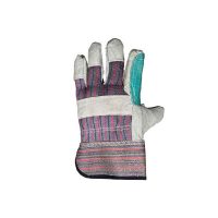 Double Palm Gloves Short Leather