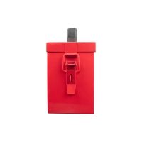 LOCKOUT GROUP LOCK BOX BD-8812 WITH 13 LOCK HOLES 260MM X 103MM X 152MM RED CHINA 4