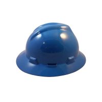 SAFETY HELMET V-GUARD WITH FULL BRIM & RATCHET SUSPENSION blue1_1