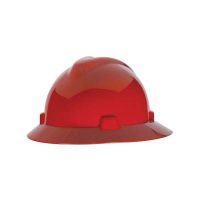 SAFETY HELMET V-GUARD WITH FULL BRIM & RATCHET SUSPENSION red1_1