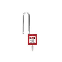 SAFETY LOCKOUT PADLOCK KEYED TO DIFFER WITH LONG SHACKLE BD-8521 38MM CHINA
