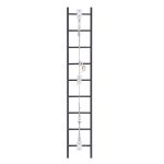 KARAM Vertical Lifeline System PN 7000 Galvanized Steel Rope Fall Protection System – Silver, Adjustable with Energy Absorber for High-rise Safety