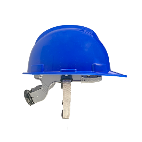 Stryka Safety Helmet High-Density Polyethylene with Ratchet Suspension – White, EN-397-012 Certified, Adjustable for secure fit