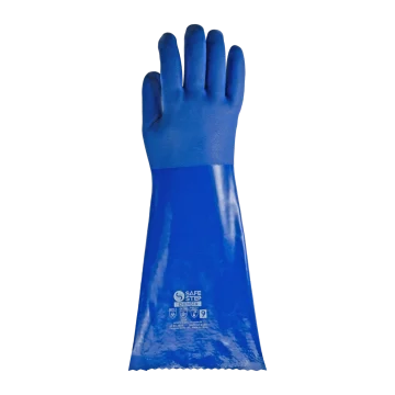 CHEMSTA gloves offer durable PVC chemical resistance with comfort-focused design, extended cuff protection, and enhanced grip for safe handling in wet environments. Compliant with EN 388, ISO 374-1 Type C, and EN 374-5 standards.
