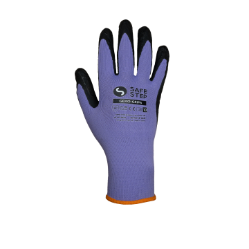 GEKO-GRIPA safety gloves with Geko palm coating for superior grip, abrasion resistance, and precision industrial handling.