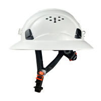 MINING HELMET FULL BRIM SIDE